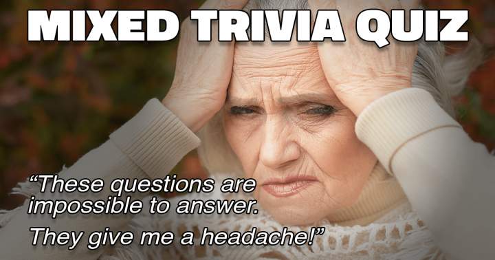 Banner for Challenging Mixed Knowledge Quiz
