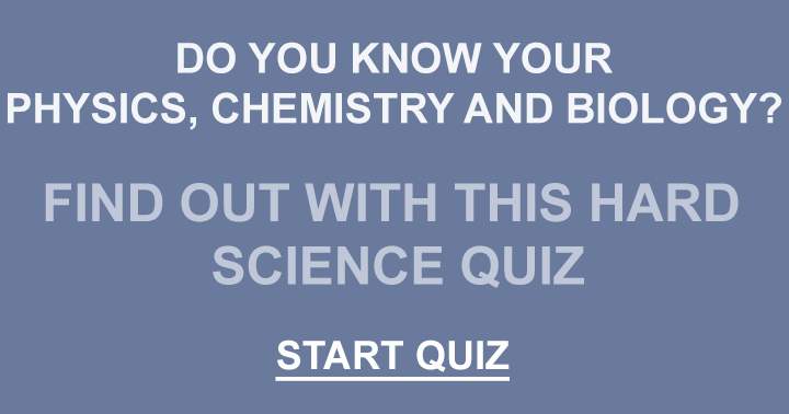 Quiz on Science