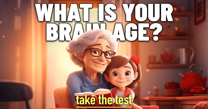 Test your brain age with these 10 questions.