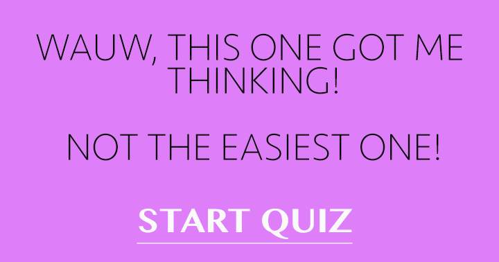 Take this quiz and let us know if you found it challenging!