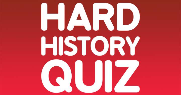 Challenging History Quiz