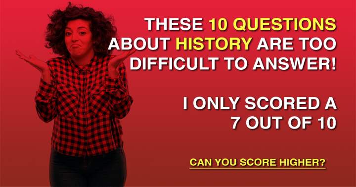Banner for History Quiz that seems impossible
