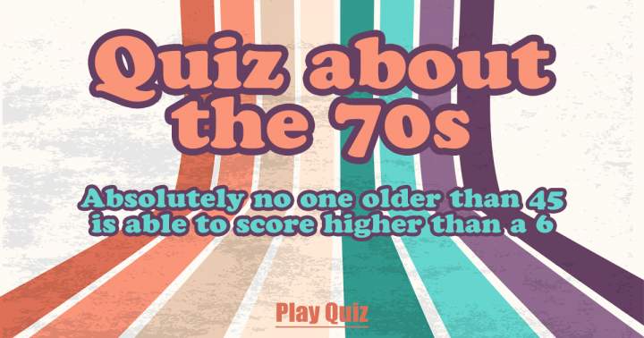 Seventies Quiz