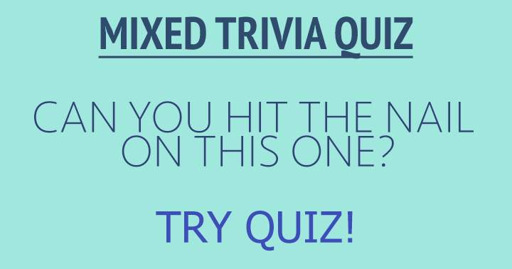 Banner for Trivia Quiz with a Mix of Topics
