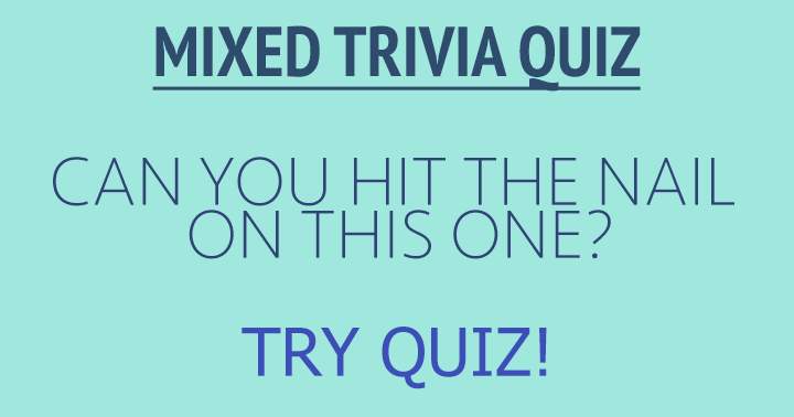 Trivia Quiz with a Mix of Topics