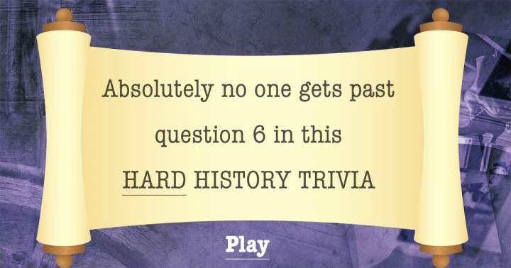 Challenging History Trivia