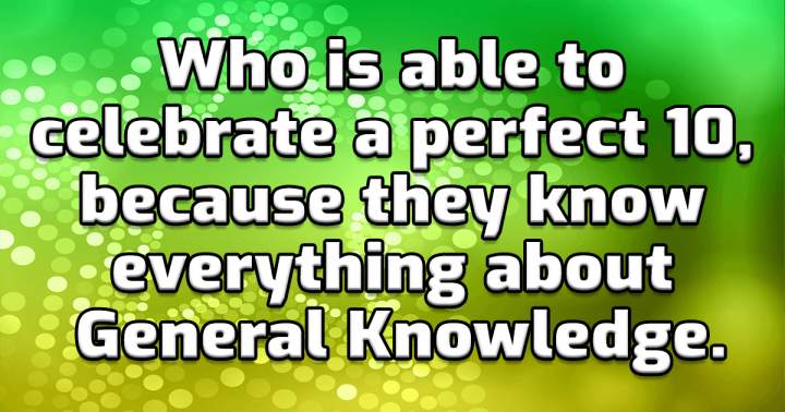 Quiz on General Knowledge