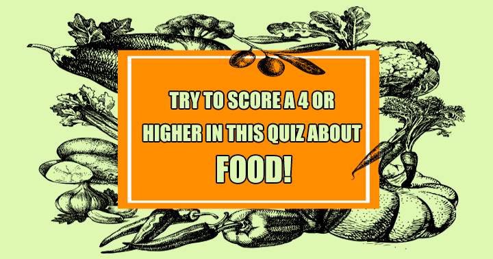 Quiz about food