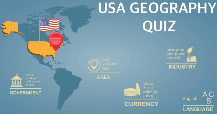 Banner for Geography Quiz on the United States of America