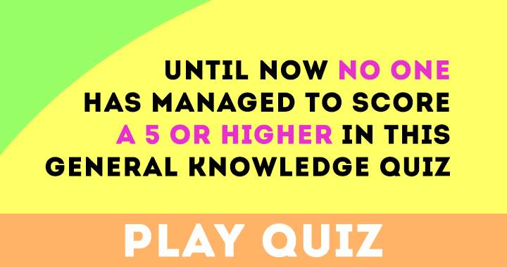 Trivia Quiz with a Mix of Topics