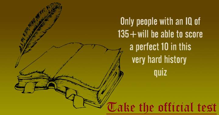 Do you have a high enough IQ to score a 10?