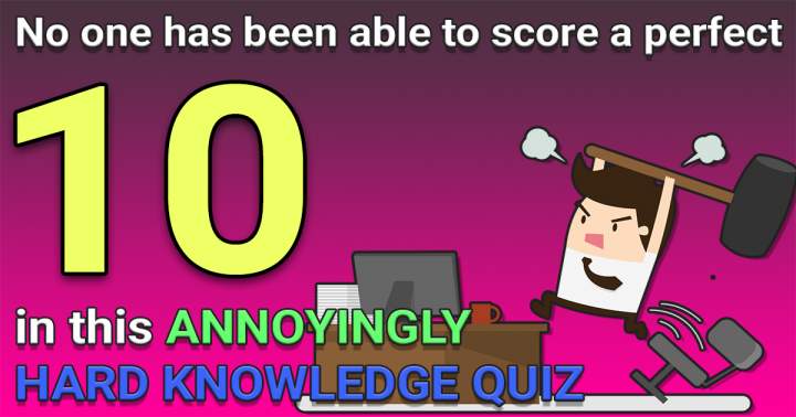 Challenging Knowledge Quiz