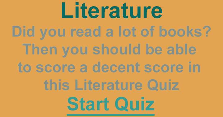 Quiz on Literature