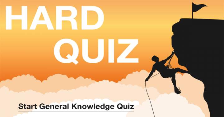 Challenging General Knowledge Quiz