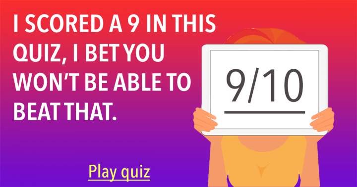 Quiz with a blend of different knowledge categories