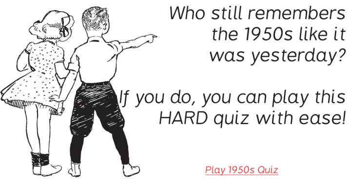 Quiz from the 1950s