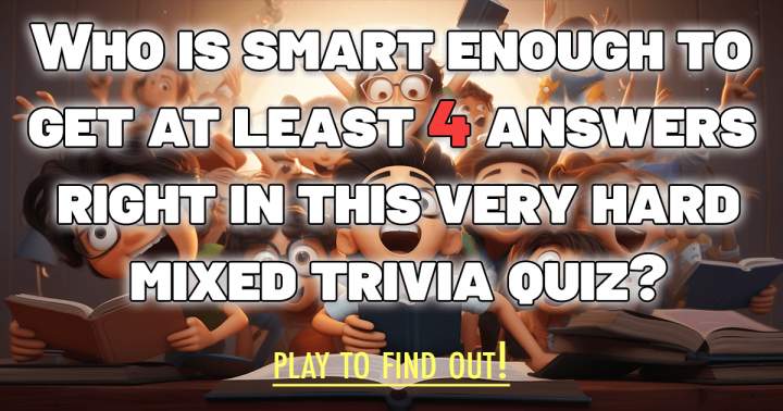 Trivia quiz featuring a variety of questions.