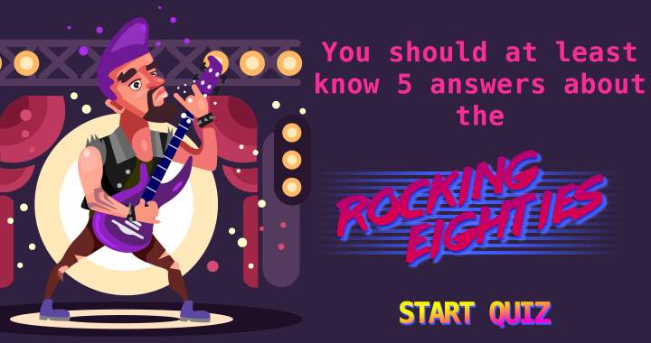 Will you ace this eighties quiz?