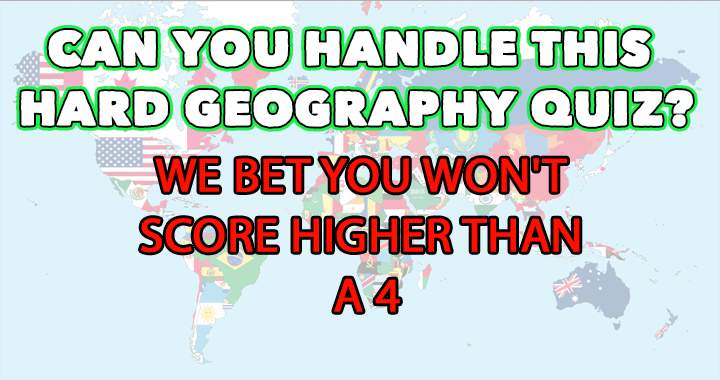 Challenging Geography Quiz