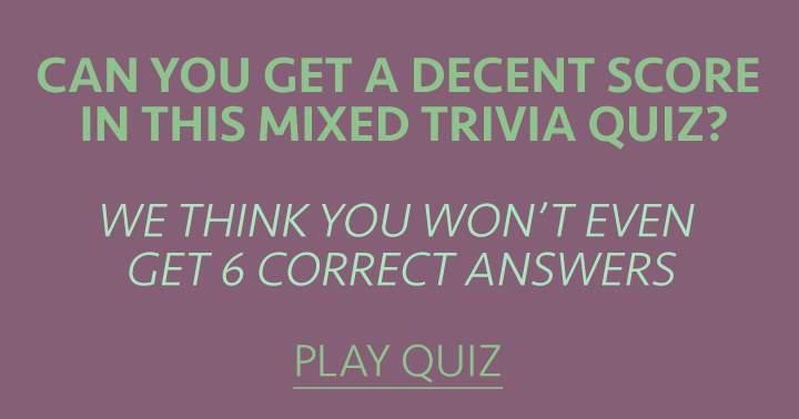 Banner for Assorted Knowledge Quiz