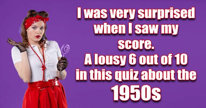 Challenging Trivia on the 1950s