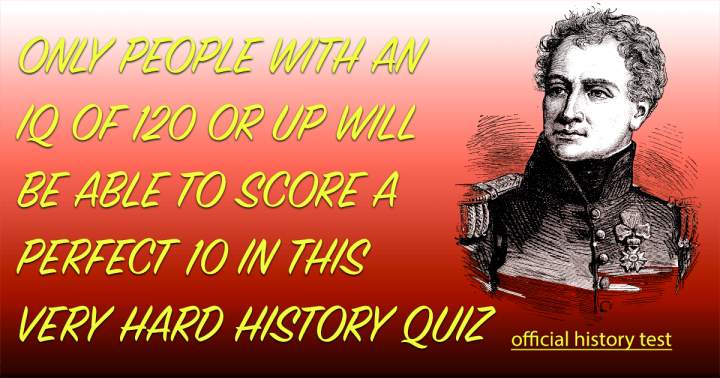 Historical Facts Quiz