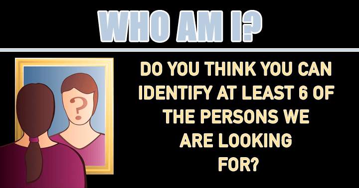 Are you able to recognize at least six individuals?