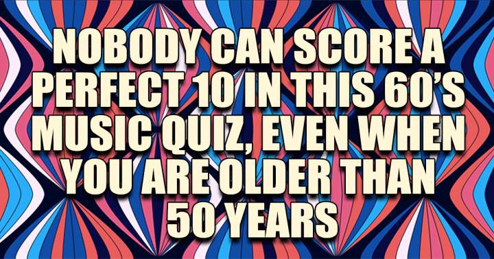 Quiz on Music from the 1960s