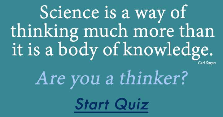 Banner for Science represents a method of thought more significantly than merely a collection of facts.