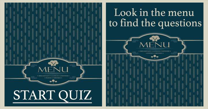 Banner for Food & Beverages Quiz