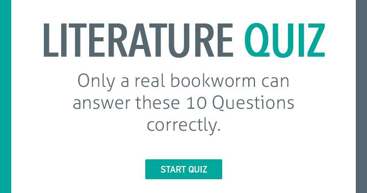 The Ultimate Bookworm Quiz