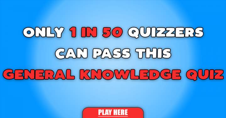 Can You Pass This Quiz?