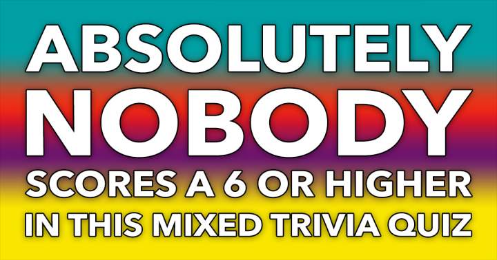 Mixed Trivia Quiz