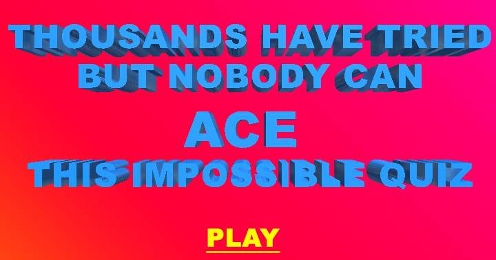 Banner for Can you ace this quiz?