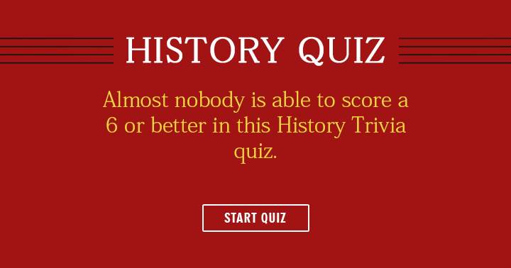 History Trivia