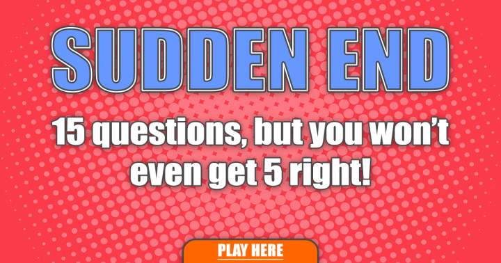 Hard Sudden End Quiz