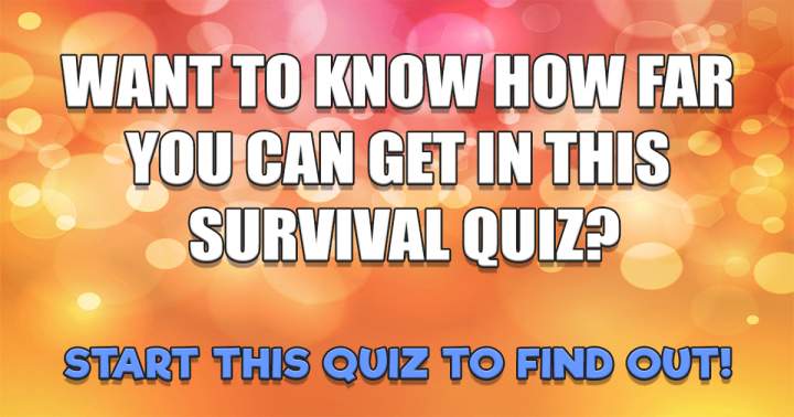 General Knowledge Survival Quiz