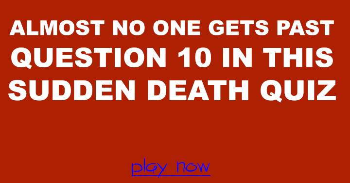 Try answering all questions without a single mistake!