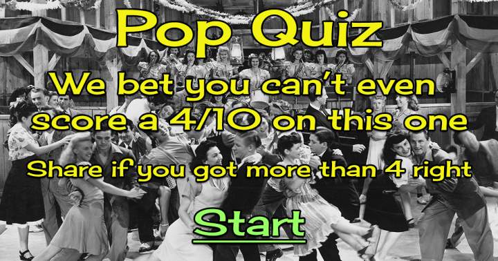 Pop Quiz about Music