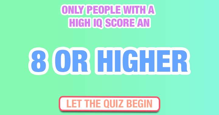 How high is your IQ?