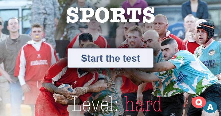 Hard Sports quiz