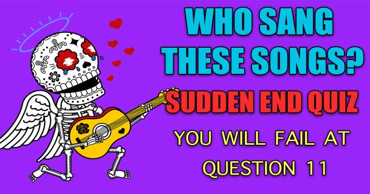 Who Sang Sudden End Quiz