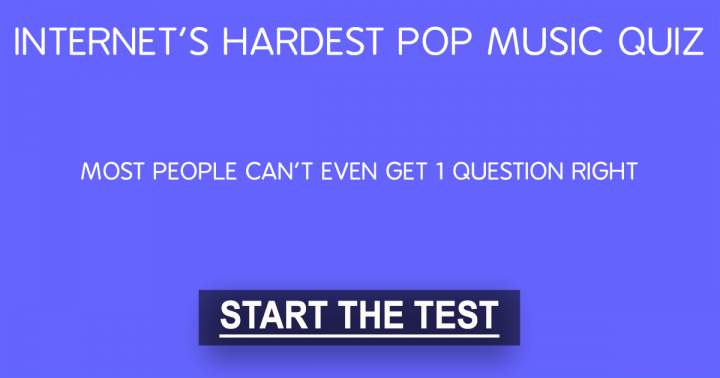 Pop Music Quiz