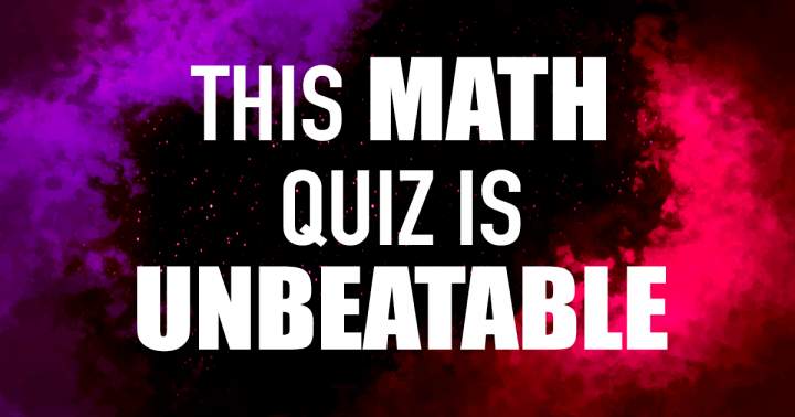 Unbeatable Math Quiz