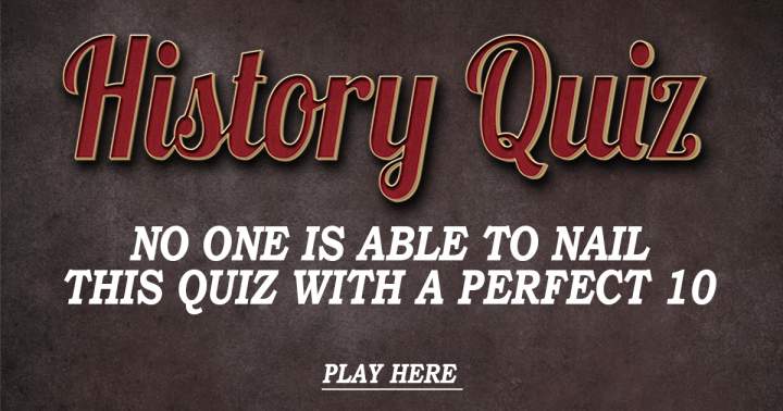 History Quiz