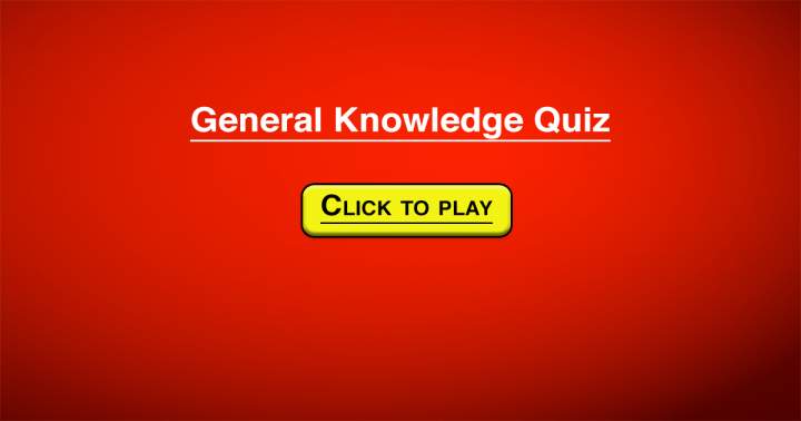 Banner for General Knowledge Quiz