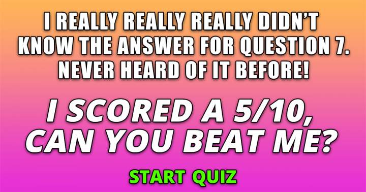 Mixed Trivia Quiz