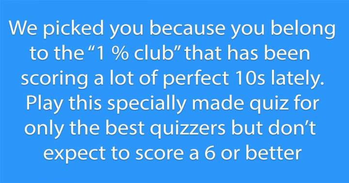 1% Club Trivia Quiz