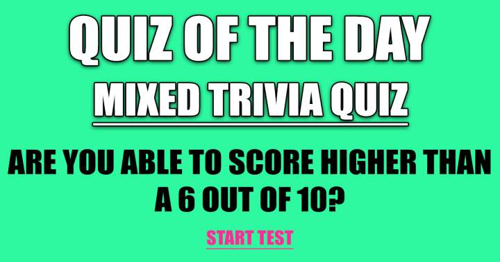 Mixed Trivia Quiz