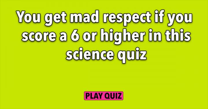 Mad Science Quiz